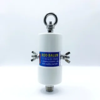 HF Balun 160m-6m Bands 1.8-50MHz 500W Waterproof 1:1 Universal Voltage Balun for Shortwave Antenna Balun 87*45mm