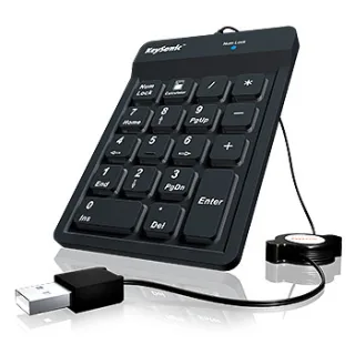 KeySonic ACK-118BK Nummernblock | 22084 | Silikon - USB