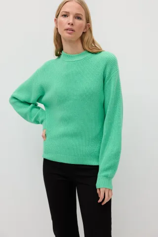 THE FASHION PEOPLE - Roundneck sweater jade - Gr. - XXL
