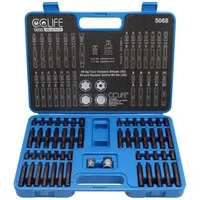 CCLIFE Bit- und Steckschlüsselset Torx Vielzahn Bit Nuss Satz XZN Innen Sechskant Steckschlüsselsatz, Packung