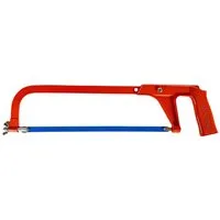 RACEL Bügelsäge Metallsäge 30cm Bügelsäge Handsäge Eisensäge Gartensäge TÜV GS geprüft (1-St), Gehärteter Stahl