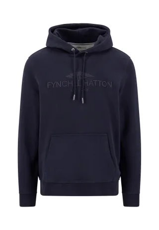 FYNCH-HATTON - Sweat, Logo Hoodie navy - Gr. - M