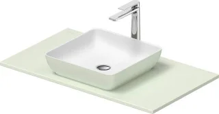 Duravit Sivida SET, Aufsatzbecken q.400 B.Aussen: blassgrün matt 268018FH00