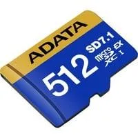Premier Extreme microSDXC SD7.1 512 GB, Speicherkarte blau/gelb, SD7.1 Express, UHS-I U3, Class 10, V30, Nintendo Switch 2 Ready