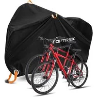 LuxusKollektion Fahrradschutzhülle Fahrradabdeckung 2 Fahrräder 210D Oxford-Gewebe wasserdicht 210 x 110