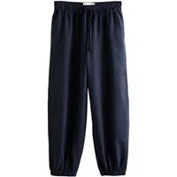 Next Leinenhose Hose aus Leinengemisch mit Ballonbein, Kurzgröße (1-tlg)