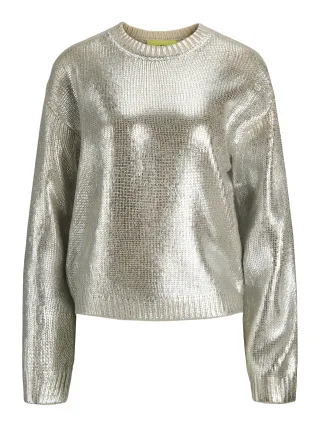 JJXX - JXSILVIA CREW NECK KNIT Silver - Gr. - M