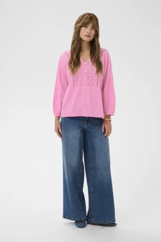 Langarm-Bluse CUannbritt Langarm-Bluse Relaxed fit