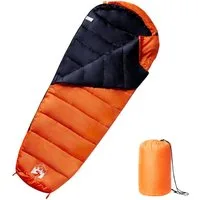 vidaXL Schlafsack Mumienschlafsack für Erwachsene Camping 3 Jahreszeiten (1 tlg)