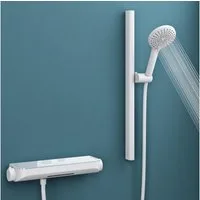 Mai & Mai Duscharmatur Duschsystem mit Thermostat Komplettset 3 Strahlarten Duschsystem9 Badewannen geeignet