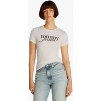 Tommy Jeans T-Shirt mit Logodruck auf der Brust