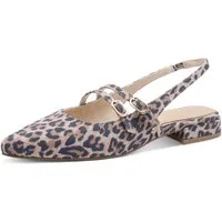 MARCO TOZZI Slingpumps Blockabsatz, Businessschuh mit verstellbaren Schnallen