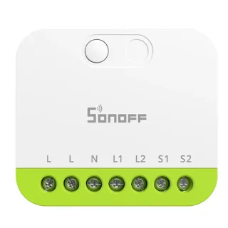 SONOFF MINI-ZB2GS MINI DUO 2-Gang Zigbe Smart Switch Dual Load Control Zigbee3.0 Compatibility Signal with Multiple Zigb