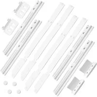 VIOKS Montagezubehör Kühlschrank Türmontageset Ersatz für Bauknecht 481231019131, für Schlepptüre an KühlGefrierKombination