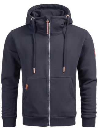 Alessandro Salvarini Herren Sweatjacke AS292 mit Kapuze & Reißverschluss