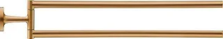 Duravit Starck T Handtuchhalter Bronze Gebürstet 88x486x57 mm - 0099410400 0099410400
