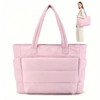 ibettertec Schultertasche Shopper Damen Shopper Klassisch Damen Tote Bag, 20L Arbeitstasche, leichte Handtaschen für Arbeit, Reisen, Einkaufen, Schule