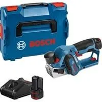 Akku-Hobel GHO 12V-20 Professional, 12Volt, Elektrohobel blau/schwarz, 2x Li-Ionen Akku 3,0Ah