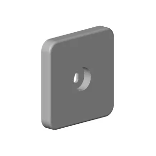 Dornbracht Halter für Duschgarnitur Ersatzteile 081796507 63 x 63 x 9 mm Schwarz matt 081796507-33