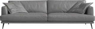 Egoitaliano 2,5-Sitzer "Sophia, Designsofa mit extrakomfortablem Sitzkomfort" Daunenfederung, inkl. 2 Kissen