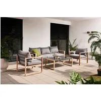 Primaster Loungeset Primaster Gartenmöbel-Set Marbella Aluminium in, Witterungsbeständig