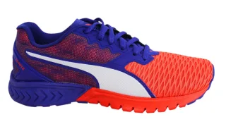 Puma Ignite Dual Womens Schnürung blaue Orangen -Trainer 189148 01 B78C