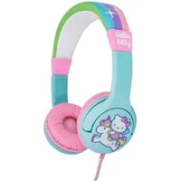 OTL Hello Kitty Regenbogen Einhorn Kopfhörer für Kinder Kinder-Kopfhörer (kindgerechte Lautstärkebegrenzung)