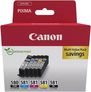 Canon PGI-580/CLI-581 Multipack (5-farbig)