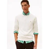 Tommy Hilfiger Rundhalspullover SEASONAL STRUCTURE mit Struktur, Rundhals, regular fit