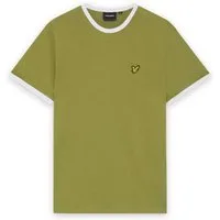 Lyle & Scott T-Shirt T-Shirt Lyle&Scott Ringer kontrastfarbene Bündchen