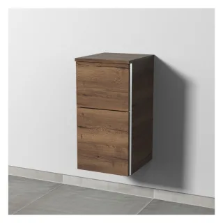 Sanipa 3way Unterschrank mit 2 Auszügen, Eiche-Tabak, BR14250 BR14250