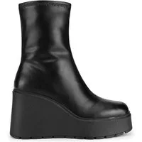 DeeZee Deezee Damen-Knöchelstiefel Schwarz HY60195-1 Stiefel