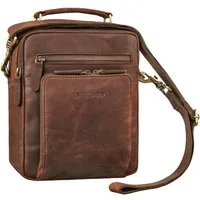 STILORD Schultertasche "Nelio" Stilvolle Umhängetasche Herren Leder für 10,1 Zoll Tablet