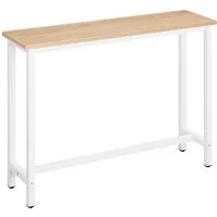 Woltu Bartisch (1-St), Metallgestell, Tischplatte aus MDF, 140x40x100cm