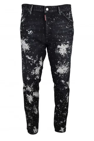 Dsquared2 Jean Relax Long Crotch Schwarz