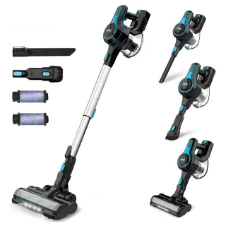 [EU Direct] INSE N5S 6 in 1 Cordless Vacuum Cleaner 12000Pa Suction Power 45mins Long Runtime 5 Stages Filtration with F
