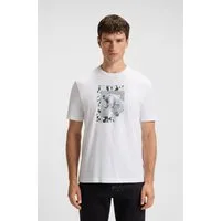 BOSS ORANGE T-Shirt Te lupo runder Ausschnitt, regular fit, Fotodruck
