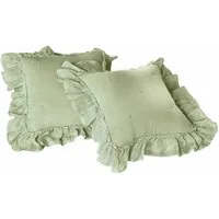 Mirabeau Kissenhülle Kissenhülle 2er Set Martone grün