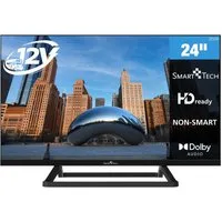 Smart Tech 24HN01V3CA LED-Fernseher (60 cm/24 Zoll, HD-ready, 12 Volt Adapter, integrierter Triple-Tuner)