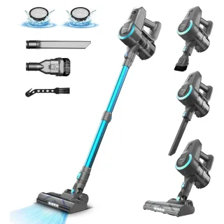 [EU Direct] INSE YISORA N300 Cordless Upright Vacuum Cleaner, 20Kpa Ultra Lightweight Stick Vacuum for Carpet, Hard Floo