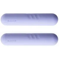 velov Kurzhantel aus Silikon 2er Set mit 1 / 2 kg pro Hantel, rutschfeste Gewichte, Fitness Krafttraining für Zuhause