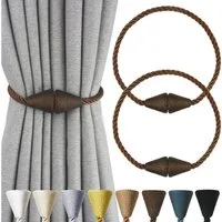 Agger Raffhalter Magnetische Vorhang Raffhalter 2 Stück, Vorhang Raffhalter Schnallen, (2-tlg), Holdbacks Halter Haken Clip für Zuhause Schlafzimmer Büro