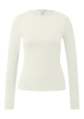 Q/S designed by - Polyamidshirt weiß - Gr. - XS