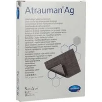 PAUL HARTMANN AG Wundpflaster ATRAUMAN Ag 5x5 cm steril Kompressen