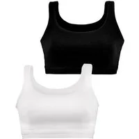 petite fleur by Lascana Bustier (2 Stück) Cup A/B-C/D aus elastischer Baumwoll-Qualität