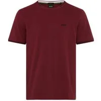 BOSS GREEN T-Shirt Taul Stretch-Baumwoll-Pique aus softem Stretch-Baumwoll-Piqué, Regular Fit, Kühlend