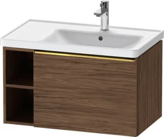 Duravit D-Neo Waschtischunterbau wandhängend Nussbaum dunkel Matt 784x452x440 mm - DE4257034210000 DE4257034210000
