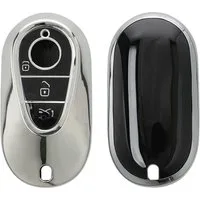 kwmobile Schlüsseltasche Autoschlüssel Hülle für Mercedes Benz (1-tlg), Schlüsselhülle Silikon Case Schlüssel Cover