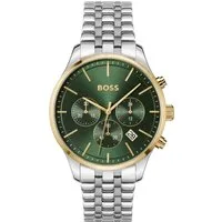 BOSS Chronograph AVERY 1514159, Quarzuhr, Herrenuhr, Armbanduhr, Stoppfunktion, Edelstahlarmband