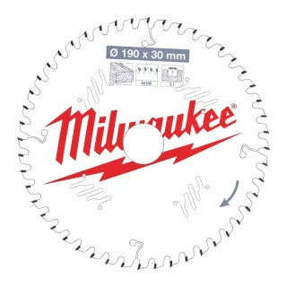 Milwaukee - KREISSÄGEBLATT 190/30MM 48Z HOLZ - 4932471380